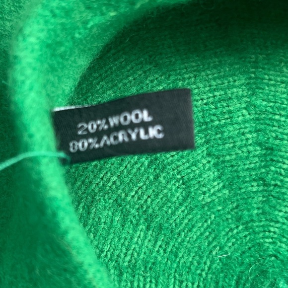 Kelly Green Beret Hat Parisian European French Emily in Paris St. Patrick's day - Picture 7 of 7